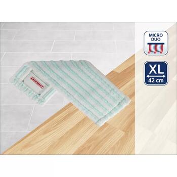 Leifheit Easy Spray micro duo 42cm 1057501, 42cm, 60°C mazgājama, divu šķiedru sistēma, gludām grīdām (1057501)