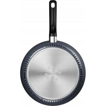 Tefal Panna H0560442, 24cm, piemērota indukcijas plītīm, fiksēts rokturis, melna (H0560442)
