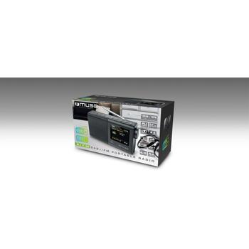 Muse портативный радиоприемник M-117DB, DAB/DAB+/FM, 20 предустановленных станций, 3 Вт RMS, 2,8-дюймовый TFT LCD дисплей (M-117DB)