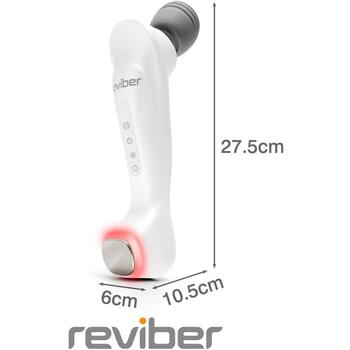 Reviber Dziļo audu masieris RV-MADB-EU/1.1, balts, uzlādējams akumulators, 2 masāžas zonas, 3 režīmi, sildīšana, vibromasāža (RV-MADB-EU/1.1)