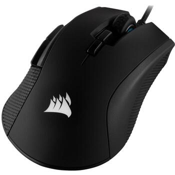 Corsair spēļu pele IRONCLAW RGB FPS/MOBA CH-9307011-EU, 18000 DPI, optiskā, USB, 7 pogas, 105 g, RGB apgaismojums, OMRON slēdži (CH-9307011-EU)