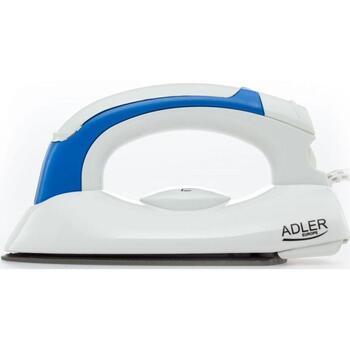 Adler Ceļojumu gludeklis AD 5015, 800 W, ar vadu, Teflona virsma, saliekams rokturis, temperatūras regulēšana (AD 5015)