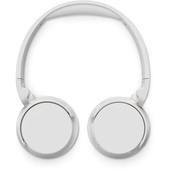 Philips TAH4209WT/00 Bluetooth наушники on-ear, 55ч, 32Ом, 112дБ, BT 5.3, multipoint, USB-C, складные, белые (TAH4209WT/00)