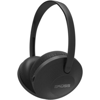 Koss Austiņas KPH7 197229, Melna, Bluetooth 5.3, Viegli, 18h akumulators, Mikrofonu, USB-C (197229)