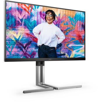 Aoc ЖК монитор Q27U3CV, 2560 x 1440, 75 Гц, 4 мс, 420 кд/м², HDMI 1, USB-C, Delta E<2, Calman Ready, 98% DCI-P3 (Q27U3CV)