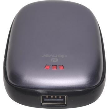 Denver Strāvas banka PBH-4002 117140200000, 4000 mAh, 5V 2A ieeja, 5V 2A izeja, USB-A, USB-C (117140200000)
