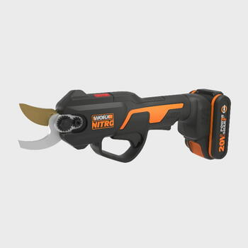 Worx Аккумуляторные сучкорез WG330E, 20V MAX, 2,5 см, 300-400 Н-м, 9000-12000 Н, титановое лезвие, бесщеточный мотор (WG330E)