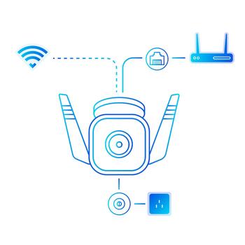 TP-Link Tapo C310, 3MP, 2.4GHz, H.264, 30m, 128GB, двусторонний звук, IP65, Wi-Fi, ночное видение (TAPOC310)
