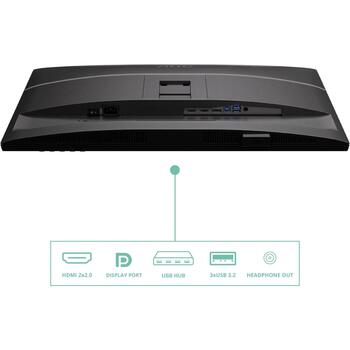 Aoc LCD monitors Q27P4U 68.6 cm 2560 x 1440 120 Hz IPS, USB centrmezgls 3.2 Gen 1, regulējams statīvs, VESA montāža (Q27P4U)