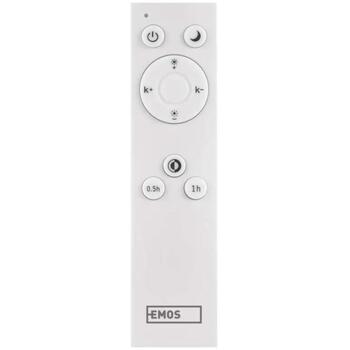 Emos LED Лампа REMI ZM5113, 45 W, 2700-6500 K, 2700 lm, IP20, круглая, пульт дистанционного управления, затемнение (ZM5113)