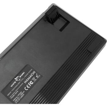 White Shark Клавиатура HAMACHI-B-US, механическая, 0.69кг, 84 клавиши, 1.8м USB кабель, RGB подсветка, синие переключатели (HAMACHI-B-US)