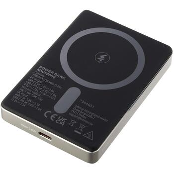 Intenso Power Bank 7344031 10000 мАч, 15 Вт беспроводная зарядка, 20 Вт USB-C PD, совместим с MagSafe, шампанское (7344031)