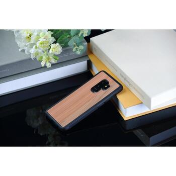 Man&Wood Чехол для смартфона M6118B, 6.2, натуральное дерево, поликарбонат, совместим с Samsung Galaxy S9 Plus (M6118B)