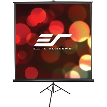 Elite Screens проекционный экран T113UWS1, 113 дюймов, 1:1, 203x203 см, матовый белый, 1.1 gain, 160 градусов угол обзора, ручной (T113UWS1)