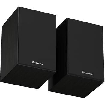 Genesis колонки Arsen 302BT NGS-2343, 20 Вт, 2.0 канала, Bluetooth 5.3, беспроводное, черный, активные, bass reflex (NGS-2343)