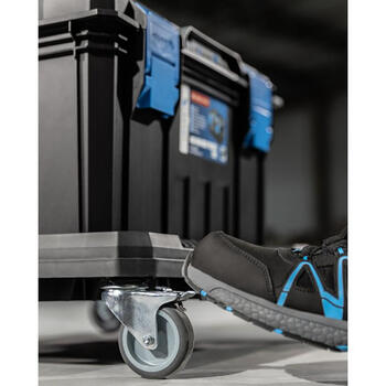 Hogert Transporta platforma HT7G504, 150kg, 585x440x440mm, 4 riteņi, 2 ar bremzēm, ABS un elastomēra riteņi (HT7G504)