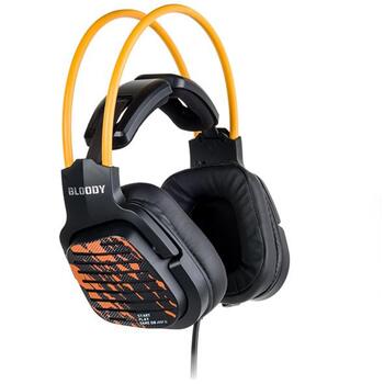 A4Tech Наушники A4Tech Bloody G565 Energy A4TSLU47748, 20Гц-20кГц, 105дБ, 16Ω, 2м, USB, Виртуальный 7.1 объемный звук (A4TSLU47748)