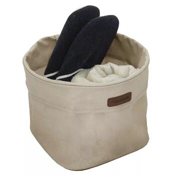 Ordinett Ego Ecru тканевая коробка M 1277023, 24x24x19см, полиэстер, для хранения белья (1277023)