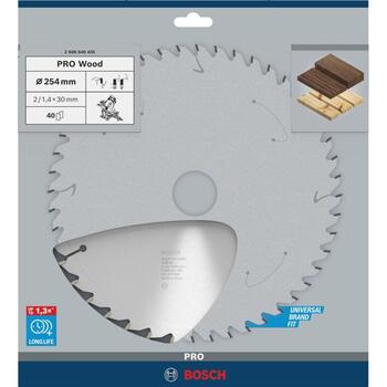 Bosch Ripzāģis 2608641202, 260 mm, 30 mm, 3,2 mm, 48 zobi, ATB/N, koks, ar zemējumu (2608641202)