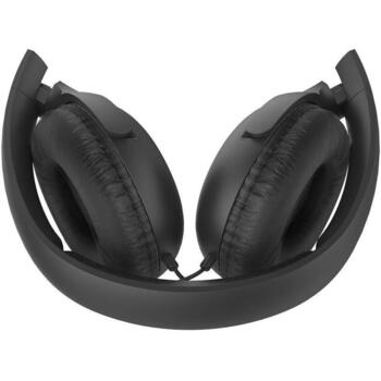 Philips Vadu austiņas TAUH201BK/00, 1.2 m, 32 mm, 102 dB, 32 Ω, melna krās., salokāma konstrukcija (TAUH201BK/00)