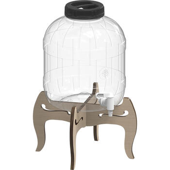 Browin банка с краном, 602588, 8 L, 100mm, без BPA, стабильная, двусторонняя подставка (602588)