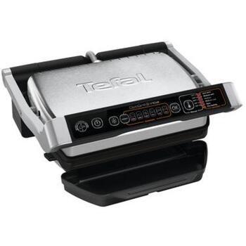 Tefal Kontaktgrils GC706D, 2000 W, nerūsējošais tērauds/melns, 6 programmas, 600 cm2 grilēšanas virsma (GC706D)