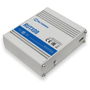 Teltonika Промышленный маршрутизатор RUTX08 RUTX08000000, 10/100/1000 Mbit/s, 4xRJ-45, Поддержка VPN, Установка на DIN-рейку (RUTX08000000)