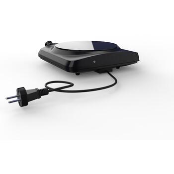 Brock HPI 3001 BK индукционная плита, 1200W, 1 зона, 17,5см, механическое управление, черный (HPI 3001 BK)