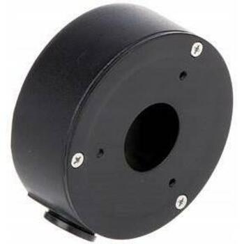 Dahua PFA134-BLACK распределительная коробка, черная, Φ90.0 x 35.0mm, 0.26kg, водонепроницаемая, подходит для большинства камер (PFA134-BLACK)