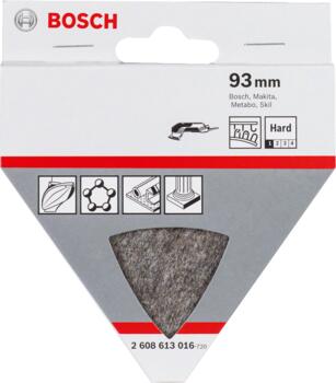 Delta slīpmašīnām PULĒŠANAS FILCS, 2608613016 BOSCH (2608613016)