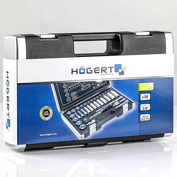 Hogert Набор инструментов HT1R465, 36 шт., 3/8