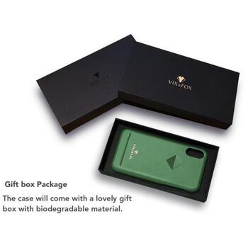 VixFox Чехол CSBS-iPh-XS-green, 5.8'', Зеленый, Apple iPhone XS / X, веганская кожа, противоскользящая поверхность (CSBS-iPh-XS-green)