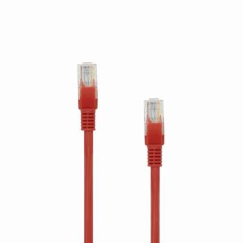 Sbox UTP кабель UTP-20R, 20м, 26AWG, Cat 5e, RJ45, RJ45, позолоченные разъемы, красный (UTP-20R)