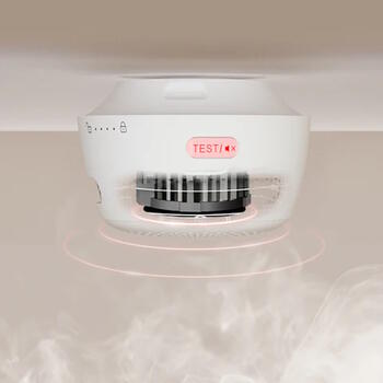 Датчик дыма X-Sense XS01-WX с Wi-Fi, совместим с Tuya, со звуковыми и визуальными оповещениями – белый (XS01-WX)