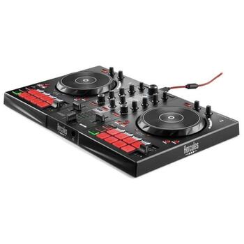 Hercules DJ контроллер DJControl Inpulse 300 MK2, DJ Essentials Kit, USB подключение, колонки, 2 канала (4781049)