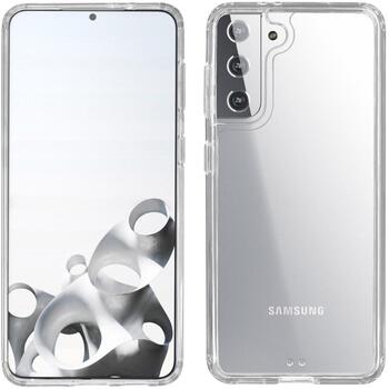 Krusell Essentials HardCover Samsung Galaxy S21+ прозрачный, 62239, поликарбонат, задняя крышка, беспроводная зарядка (62239)