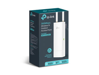 TP-LINK EAP110-OUTDOOR bezvadu piekļuves punkts, 300Mbps, 2.4GHz, 1xLAN, 2x3dBi, IP65, PoE (EAP110-OUTDOOR)