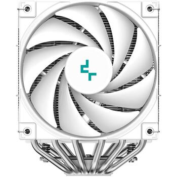 Deepcool Gaisa dzesētājs AK620 DIGITAL SE WH R-AK620-WHADMN-GJD, 68.99 cfm, 2x120mm, 28 dBA, PWM, ARGB, reāllaika displejs (R-AK620-WHADMN-GJD)