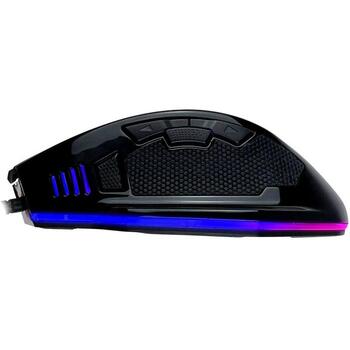 Tracer 47368 Gamezone Space TRAMYS47368, spēļu pele, 7200 DPI, 8 pogas, RGB, optiskais sensors, 1,5m, USB, melna (TRAMYS47368)
