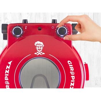 Beper Пицца Сковорода P101CUD301, 1200 W, 31 см, Красный, Неприлипающая, Регулировка температуры, 5 уровней готовки (P101CUD301)