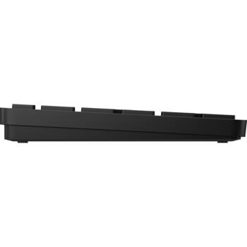 HP Беспроводная клавиатура 4R184AA, 10м, USB, RF, AAA, QWERTY, мембранные клавиши, цифровая клавиатура, мультимедийные клавиши (4R184AA)