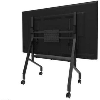Neomounts televizora statīvs FL50-525BL1, 55-86 collu, 76 kg, regulējams augstums 106-136 cm, 4 pozīcijas (FL50-525BL1)