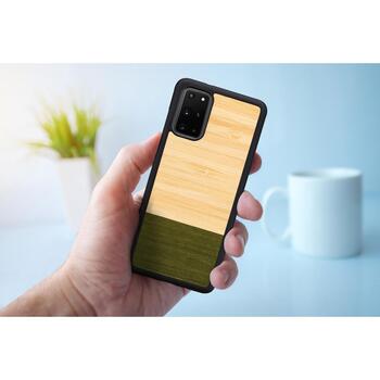Man&Wood чехол M6643B, 6.7 дюйма, Зеленый, дерево, поликарбонат, совместим с Samsung Galaxy S20 Plus (M6643B)