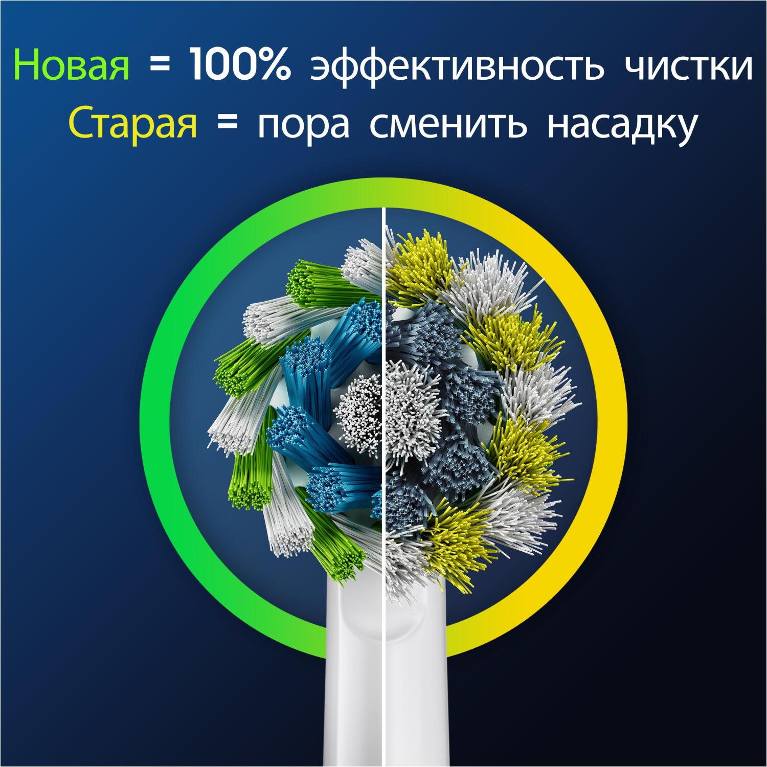 Oral-B nomaināmie zobu birstes uzgaļi EB50RX-6 Cross Action Pro, 6 gab, pieaugušajiem, balts (EB50RX-6)
