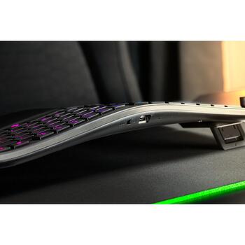 Razer Pro Type Ergo RZ03-05440100-R3M1 клавиатура, беспроводная, Bluetooth, USB-C, QWERTY US, ножнично-мембранный переключатель (RZ03-05440100-R3M1)