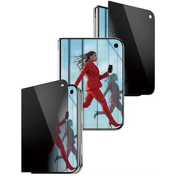PanzerGlass Privacy w. EasyAligner | Screen protector | Apple | iPhone Duo | Glass | Transparent (PG12437)