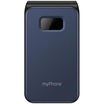 Myphone Flip TEL000906, 2.8 дюйма, 128 МБ, 48 МБ, 1000 мАч, 4G, LTE, VoLTE, Dual-SIM, USB-C, 1.3 МП, FM радио, кнопка SOS (TEL000906)