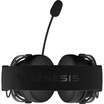 Genesis гарнитура Toron 706 NSG-2340, 50мм, 20-20000Гц, Bluetooth 5.1, 2.4 ГГц, 100ч, накладные, микрофон, черный (NSG-2340)