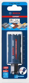Karbīda caurumzāģis Tough Material 35mm, Urbjmašīnām/skrūvgriežiem, triecienurbjmašīnām/triecienskrūvgriežiem EXPERT MULTI MATERIAL PC PLUS CAURUMZĀĢIS, 2608900423, BOSCH (2608900423)