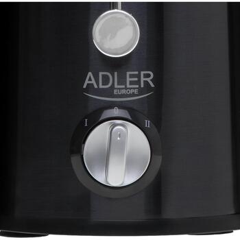 Adler Соковыжималка AD 4132, 800 Вт, 3 скорости, 1,5 л контейнер для жмыха, 0,45 л контейнер для сока, нержавеющая сталь (AD 4132)